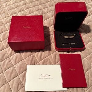 Cartier Love bracelet 18K White Gold 17